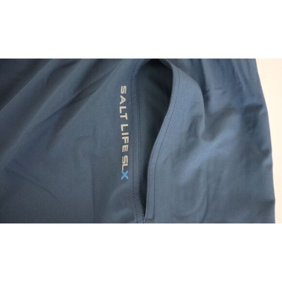 Salt Life SLM4032 Men Sz XL Navy Blue The Chase 4-Way Stretch Hybrid Shorts $50 - Picture 9 of 9